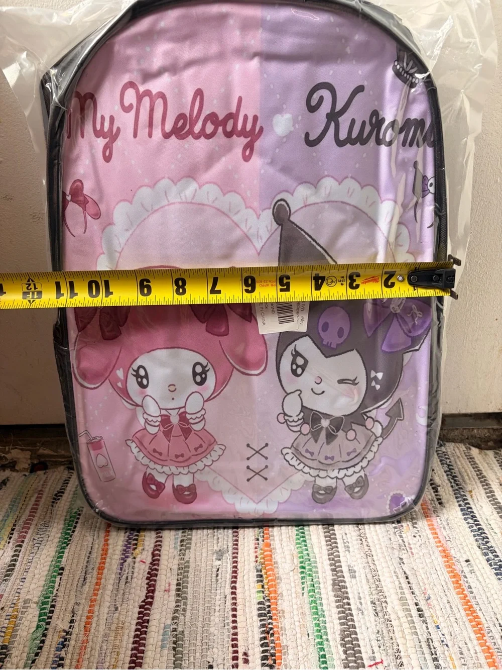 Sanrio My Melody & Kuromi Pink Purple Kids Backpack
